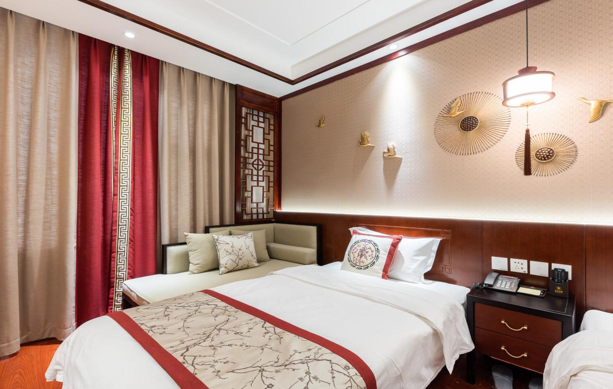 Chinese Culture Boutique Hotel-Tangfu,Traditional Chinese Theme,Heart Of Beijing,Near Forbidden City,Tiananmen Square,Hutongs,Metro Access,Free Coffee,Tea,Laundry Экстерьер фото
